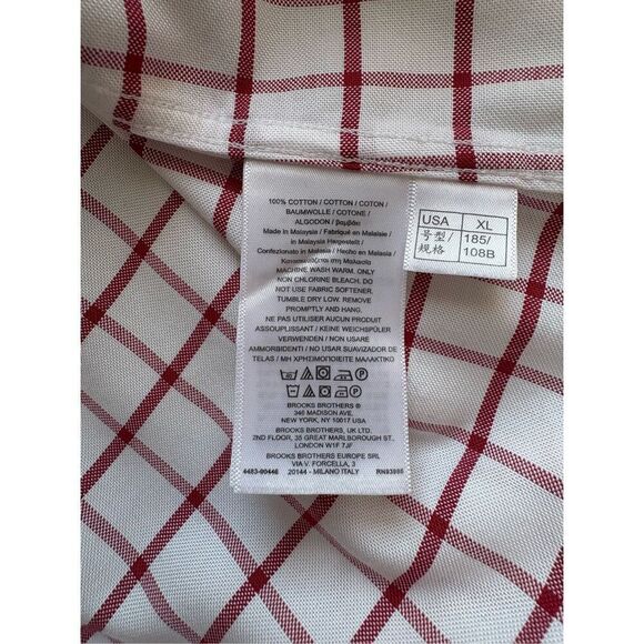 Brooks Brothers Regent Fit Non-Iron 100% Cotton Pocket Dress Shirt - Picture 7 of 8